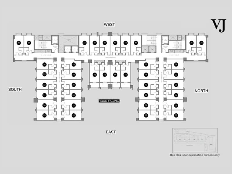 Floor plan of Villas Javdekar Palladio La Viento &mdash; photo gallery, images, brochure, amenities, cost sheet, price breakup, availability details, RERA number, RERA certificate, possession date, layout plan, logo, floor plan, master plan, and location map showcasing project highlights and features.