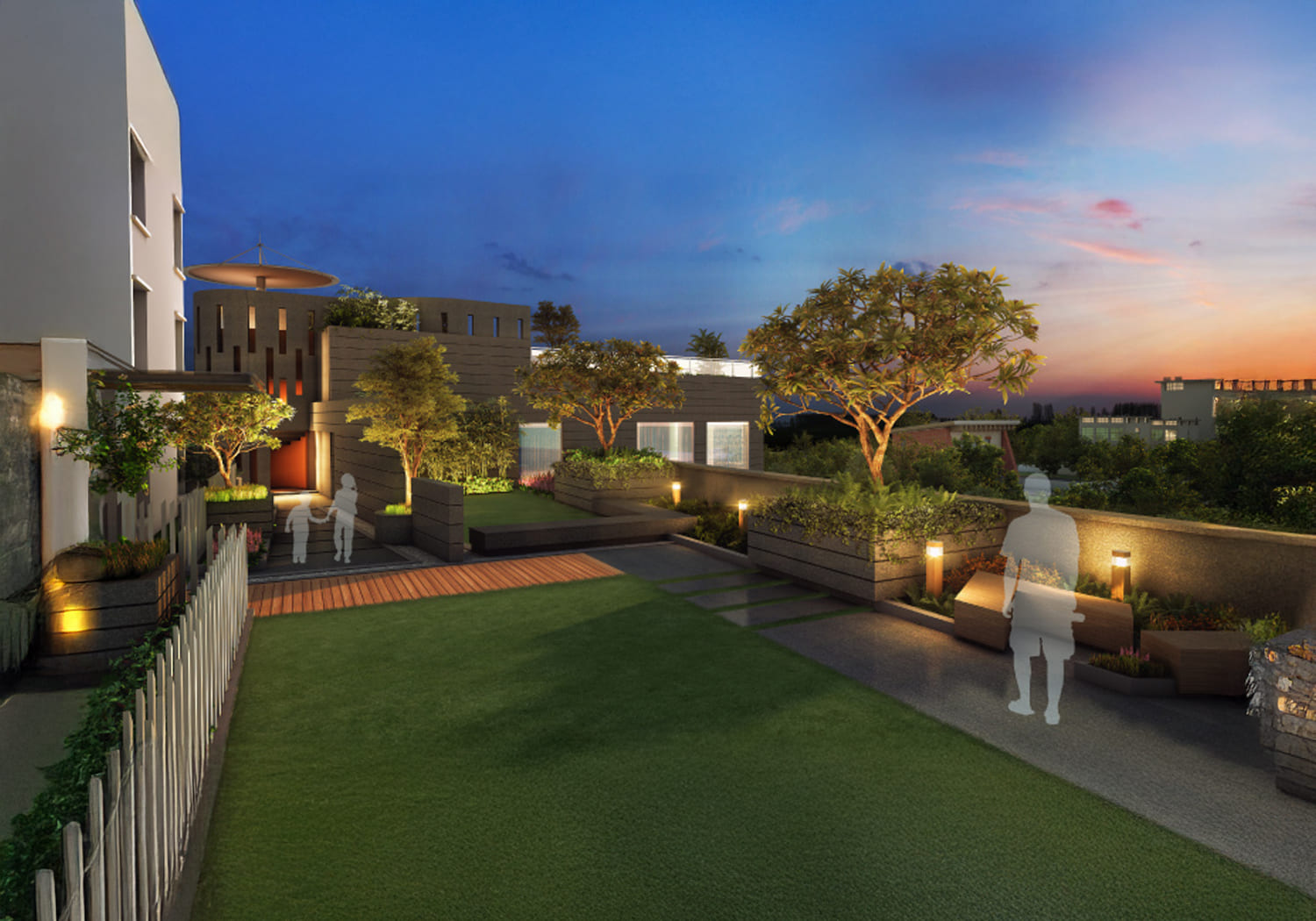 Exterior view of Villas Javdekar Palladio La Viento &mdash; photo gallery, images, brochure, amenities, cost sheet, price breakup, availability details, RERA number, RERA certificate, possession date, layout plan, logo, floor plan, master plan, and location map showcasing project highlights and features.